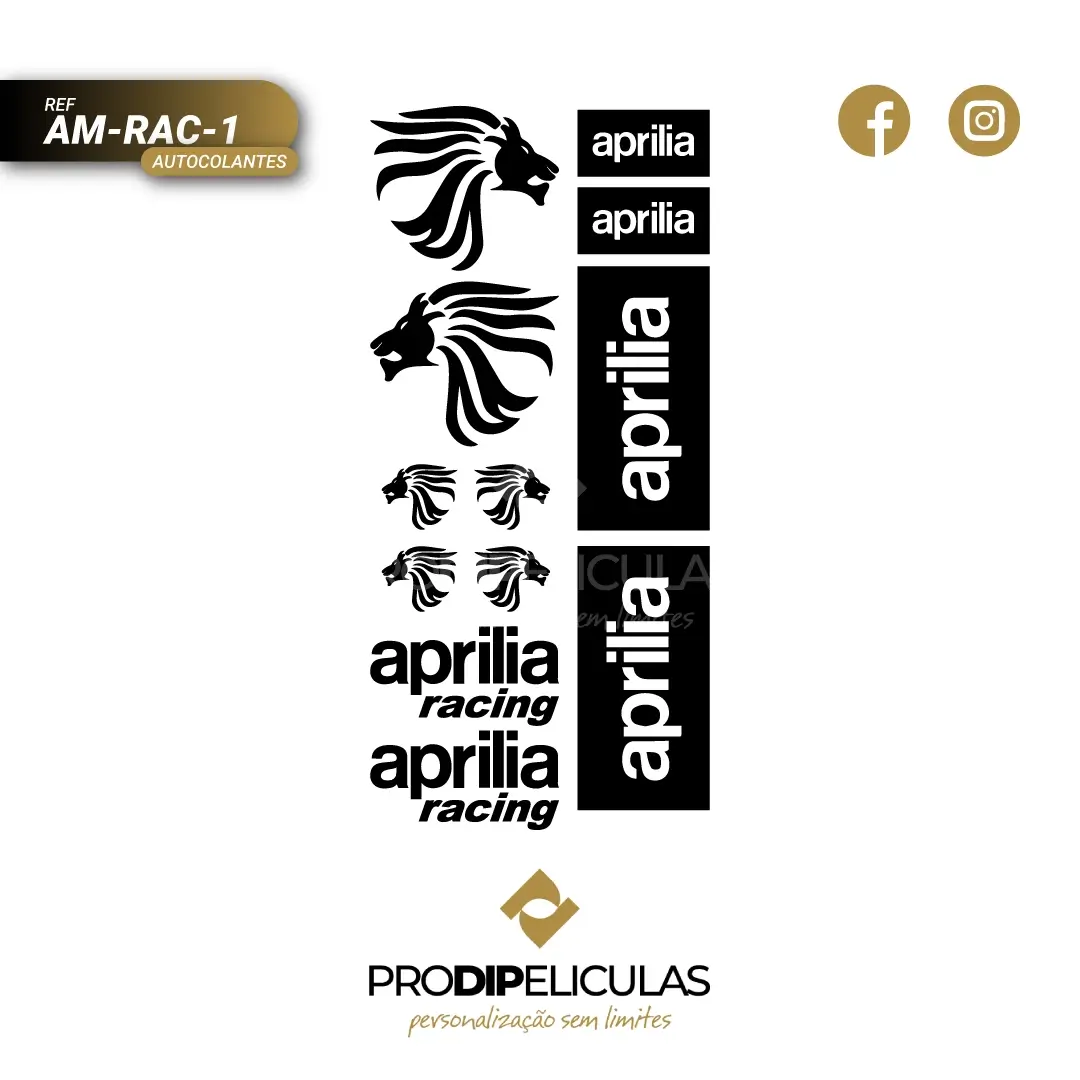 Autocolantes Aprilia Racing REF: AM-RAC-1