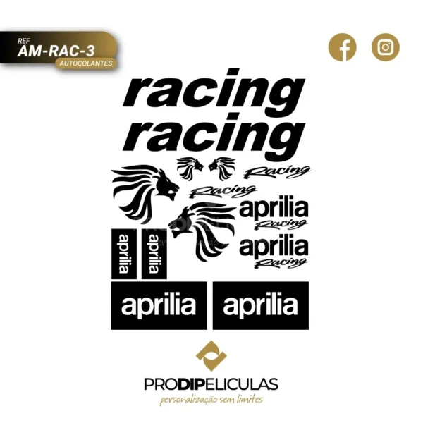 Autocolantes Aprilia Racing REF: AM-RAC-3