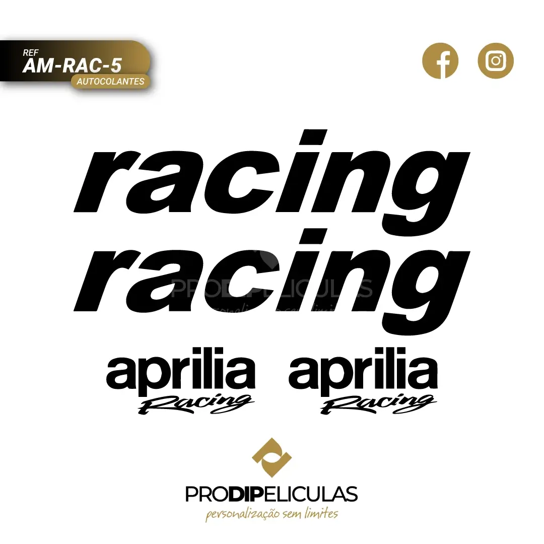 Autocolantes Aprilia Racing REF: AM-RAC-5