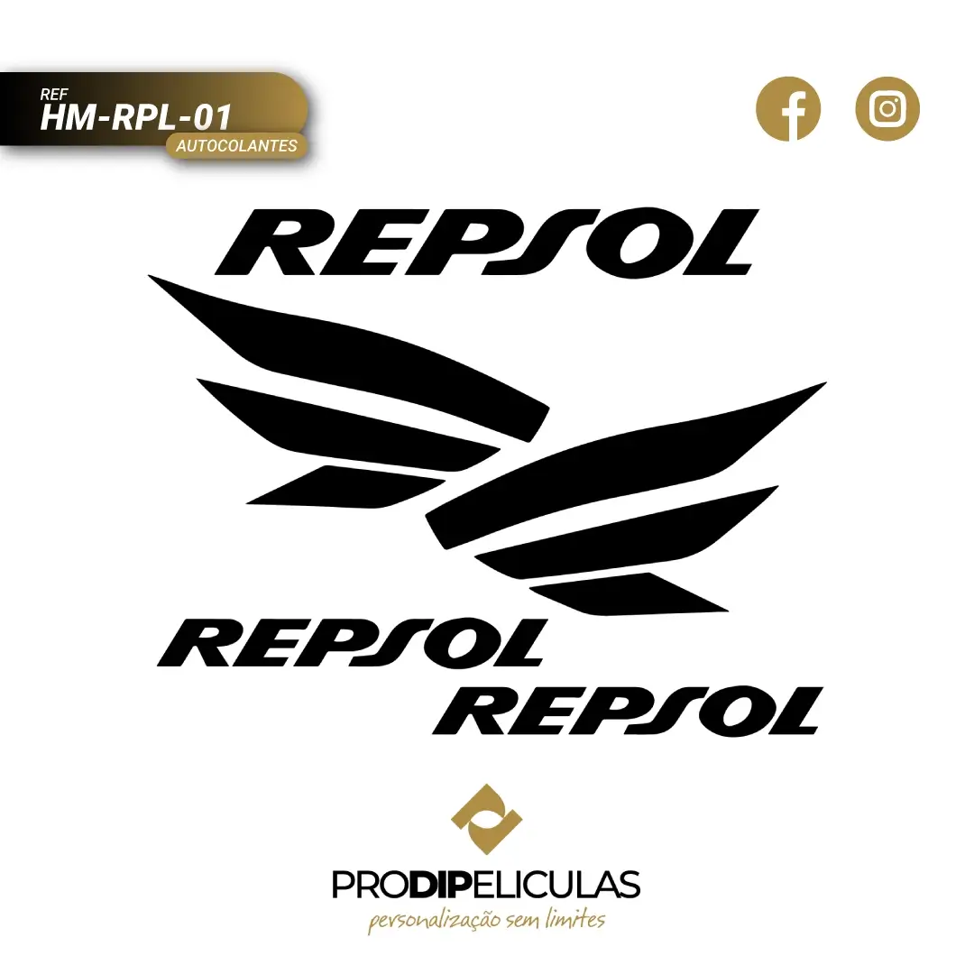 Autocolantes Honda REPSOL REF: HM-RPL-1
