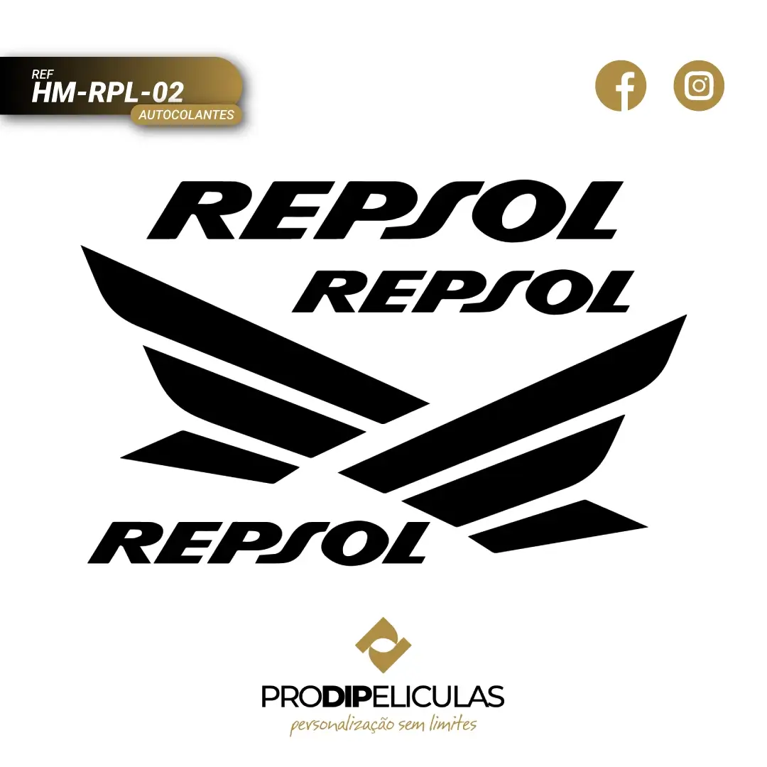 Autocolantes Honda REPSOL REF: HM-RPL-2