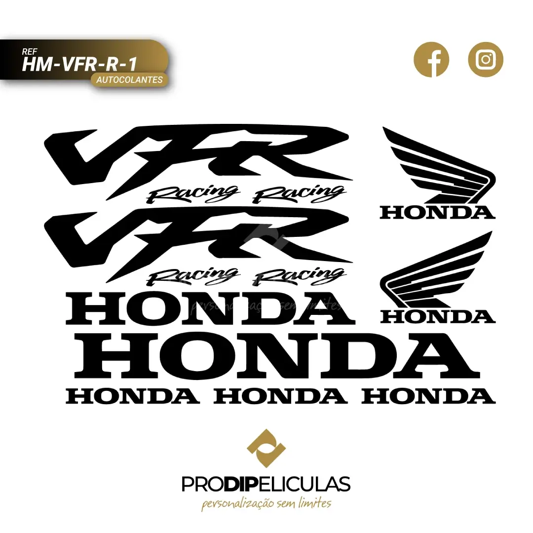 Autocolantes Honda VFR Racing REF: HM-VFR-R-1