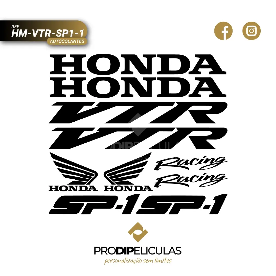 Autocolantes Honda VTR SP1 Racing REF: HM-VTR-SP1-1