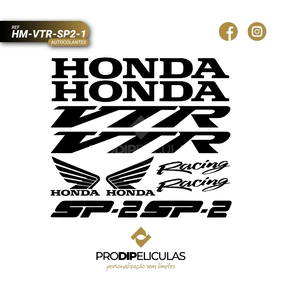 Autocolantes Honda VTR SP2 Racing REF: HM-VTR-SP2-1