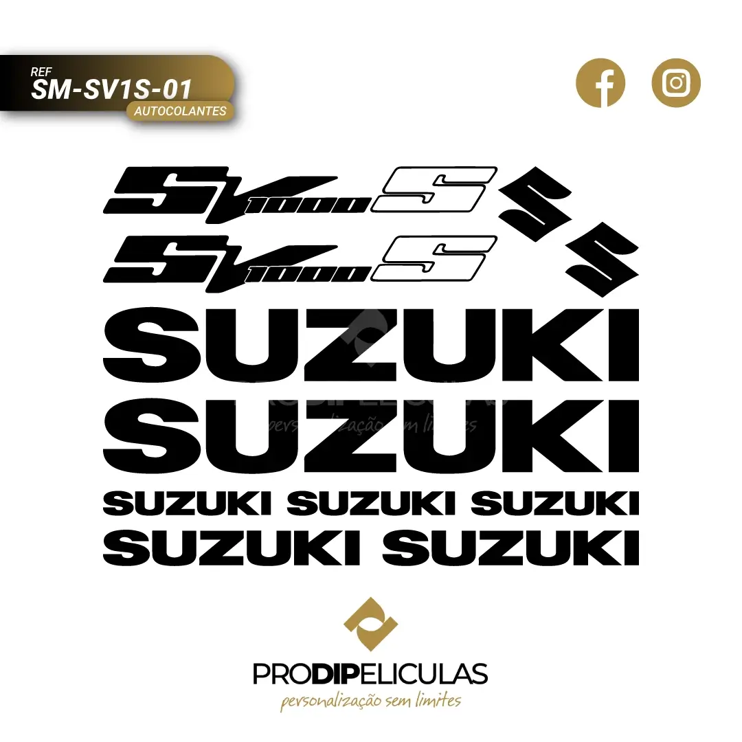 Autocolantes Suzuki SV 1000 S REF: SM-SV1S-01