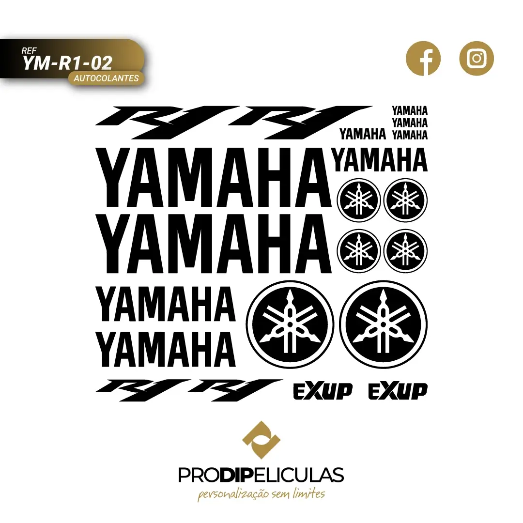 Autocolantes Yamaha R1 REF: YM-R1-02