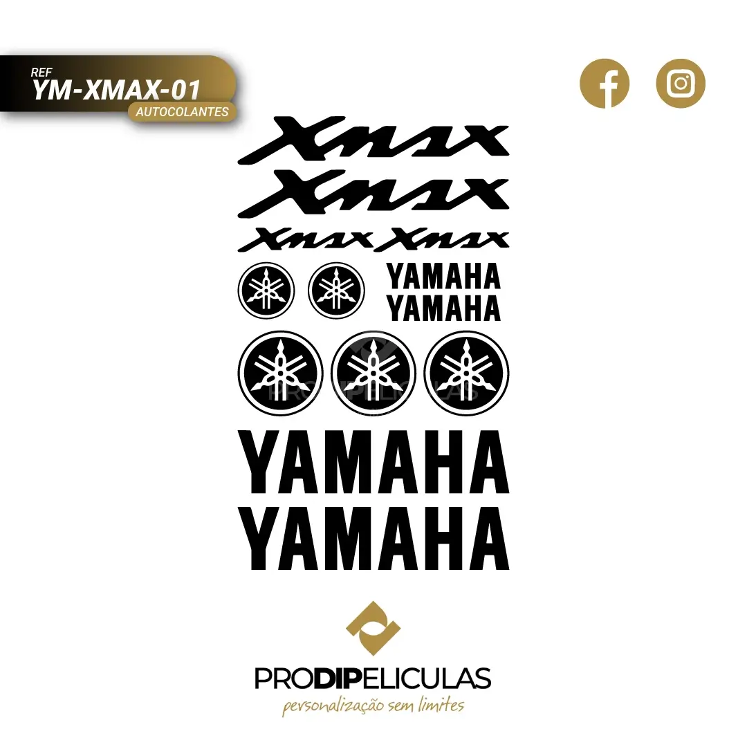 Autocolantes Yamaha XMAX REF: YM-XMAX-01